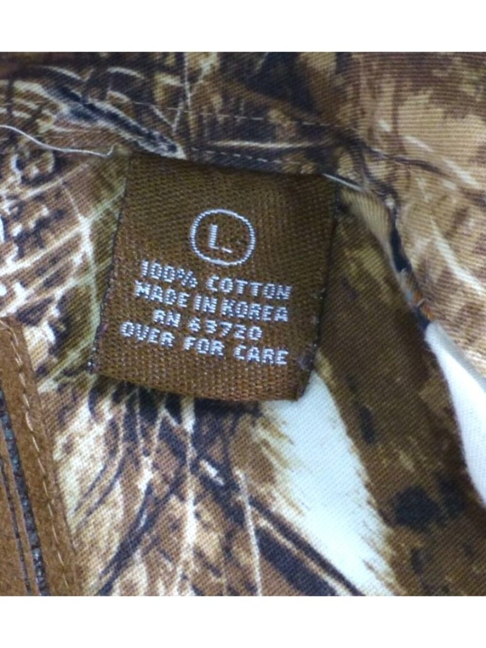 North River Mens Hunting-Themed Button-Up Shirt L 100% Cotton Brown Dogs & Ducks - Picture 11 of 15